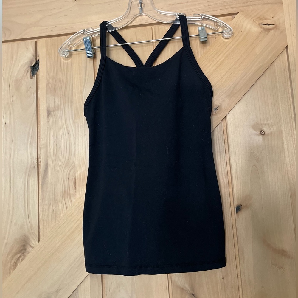 Black Lululemon Racerback tank top